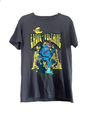 Zadig & Voltaire - Dark grey graphic t-shirt